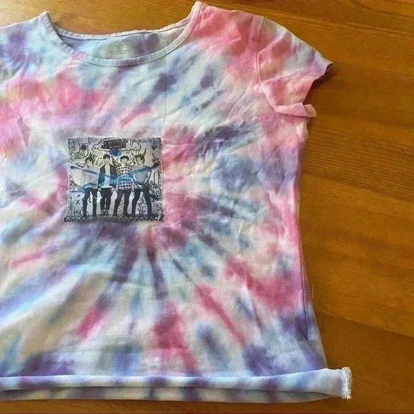 Cropped tie dye 5 Seconds of Summer T-shirt - Picture 3 of 7